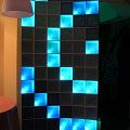 Oświetlenie światłowodowe luksferów<br />Prywatne mieszkanie